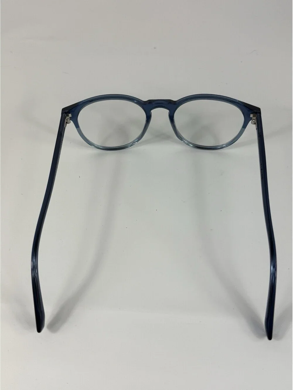 Warby Parker Eyeglasses BUTLER M 347 Frames Only 52 19 145 Crystal Blue Full Rim